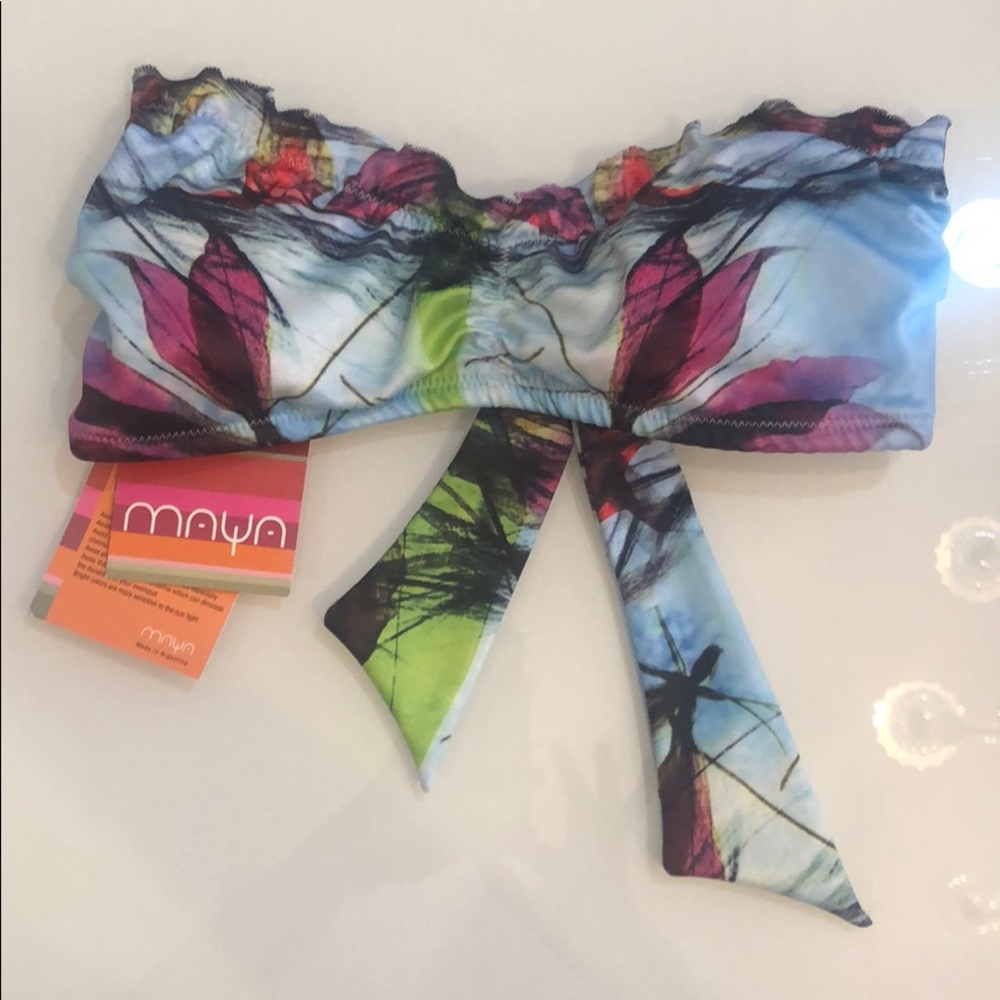 Maya Strapless bandeau bikini top